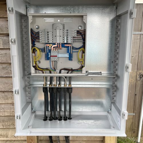 Electrical enclosure housing ring main